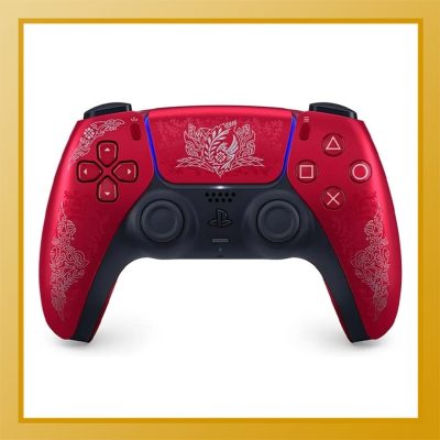 دسته بازی دوال سنس DualSense برای PS5 طرح Monster Hunter Wilds Limited Edition