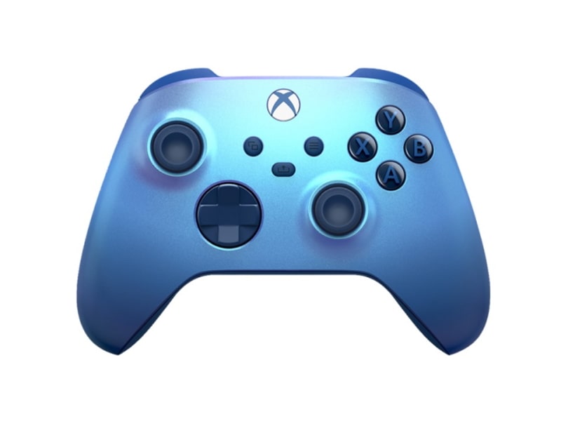 daste series abii-min دسته اورجینال مایکروسافت مدل Xbox Series Controller Aqua Shift آبی لاجوردی - تصویر 1