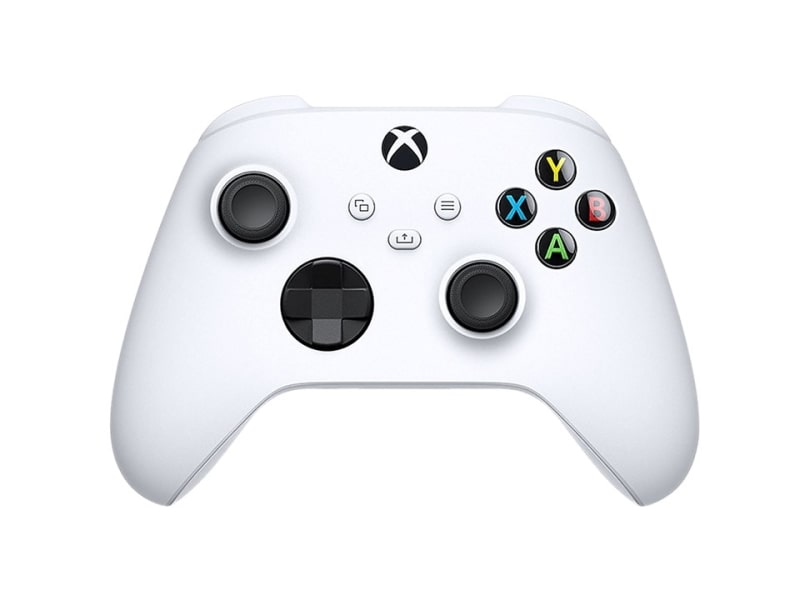daste series sefid-min دسته اورجینال مایکروسافت مدل Xbox Series Controller Robot White سفید - تصویر 1