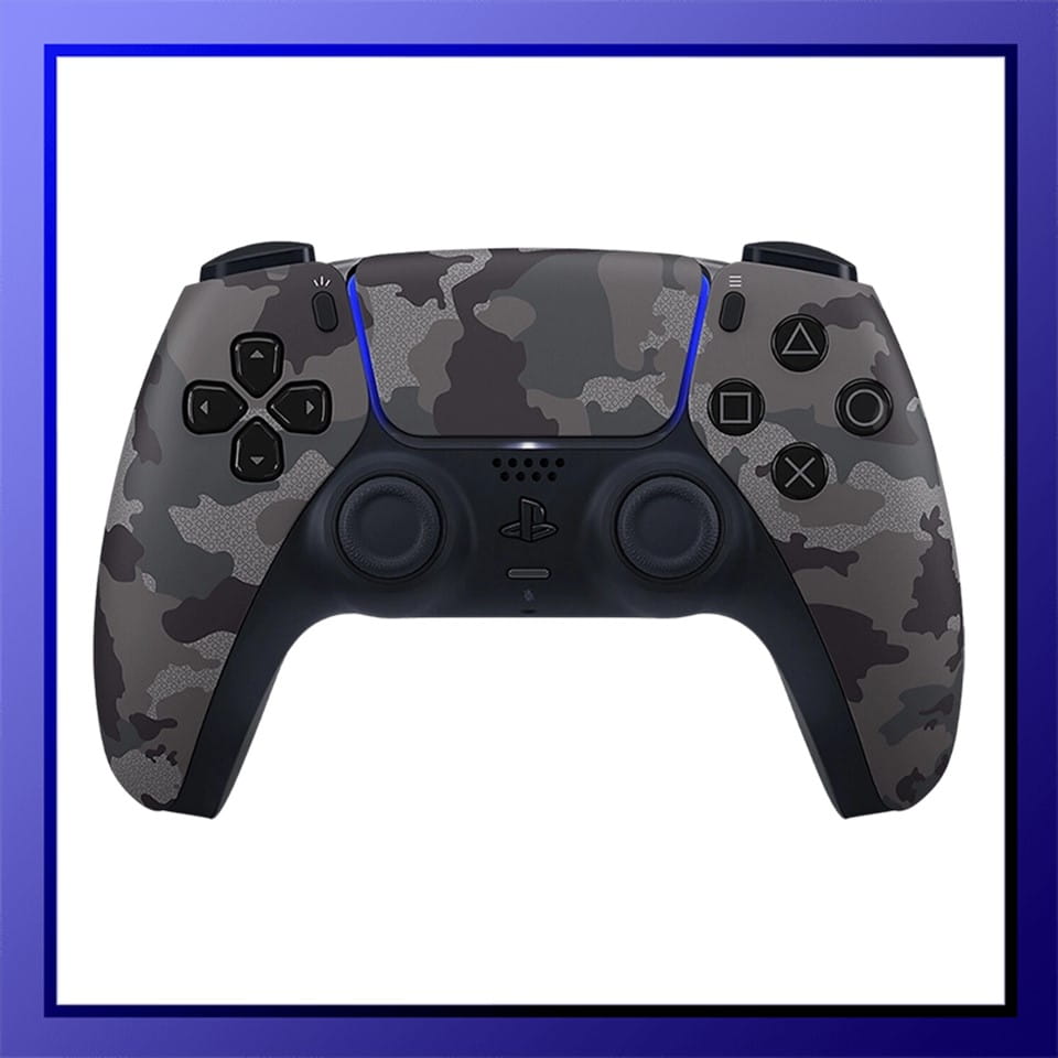Slide117 دسته بازی دوال سنس DualSense برای PS5 - رنگ Grey Camouflage - تصویر 1